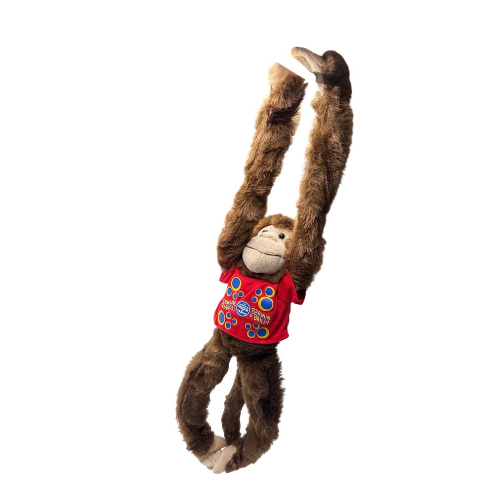 Ringling Bros Barnum Bailey Spider Monkey Plush 23" Hanging Greatest Show Earth